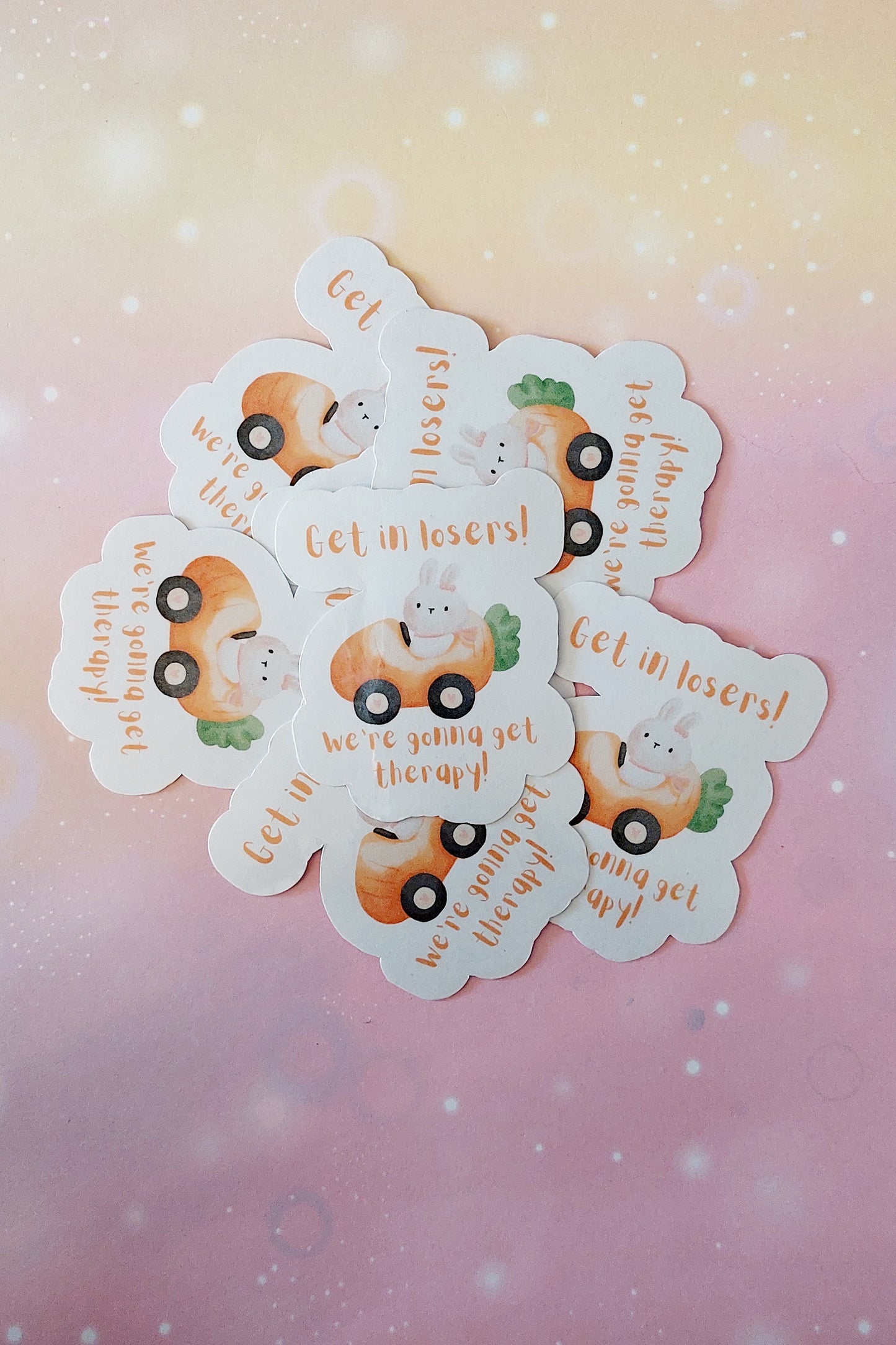 Mental Health Sticker 'We're gonna get therapy'