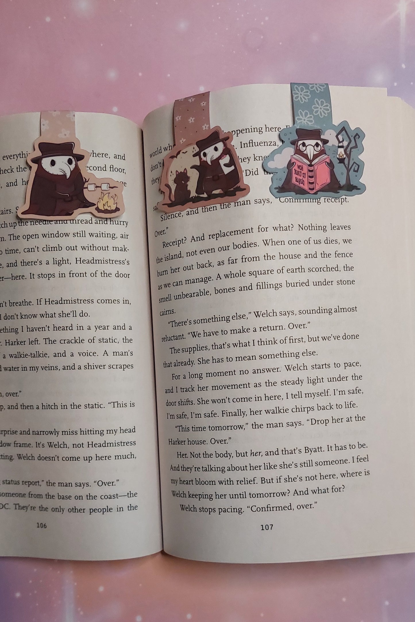 Pestdoktor Magnetlesezeichen