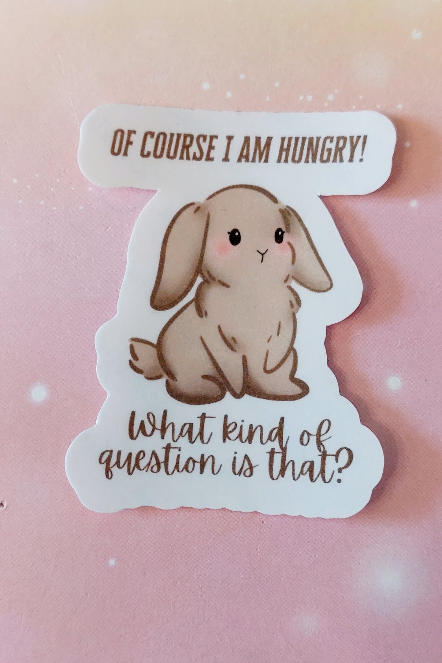 Hungriges Kaninchen Sticker