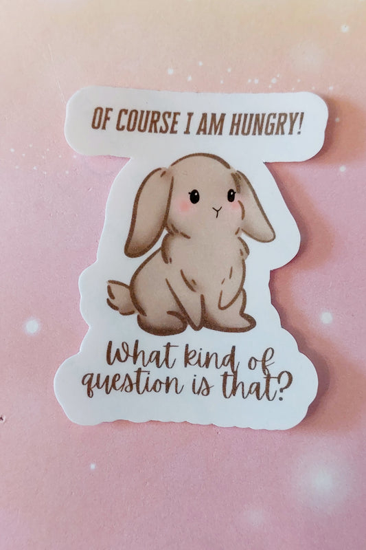 Hungriges Kaninchen Sticker