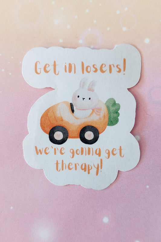 Mental Health Sticker 'We're gonna get therapy'