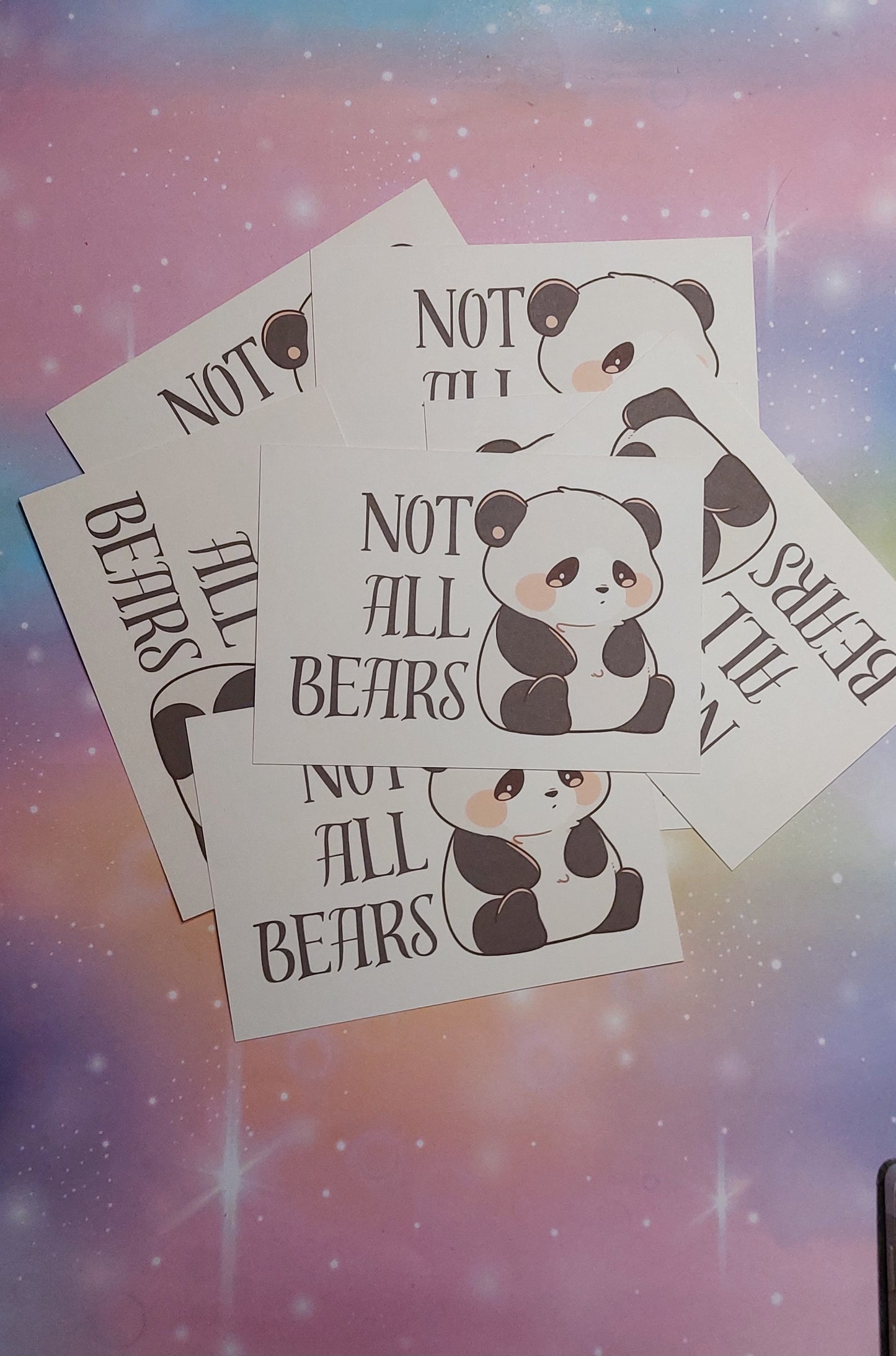 Feministische Postkarte - Not all bears