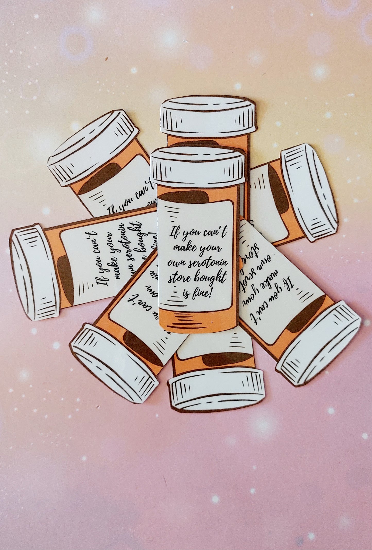 Mental Health Sticker 'Storebought Serotonin'