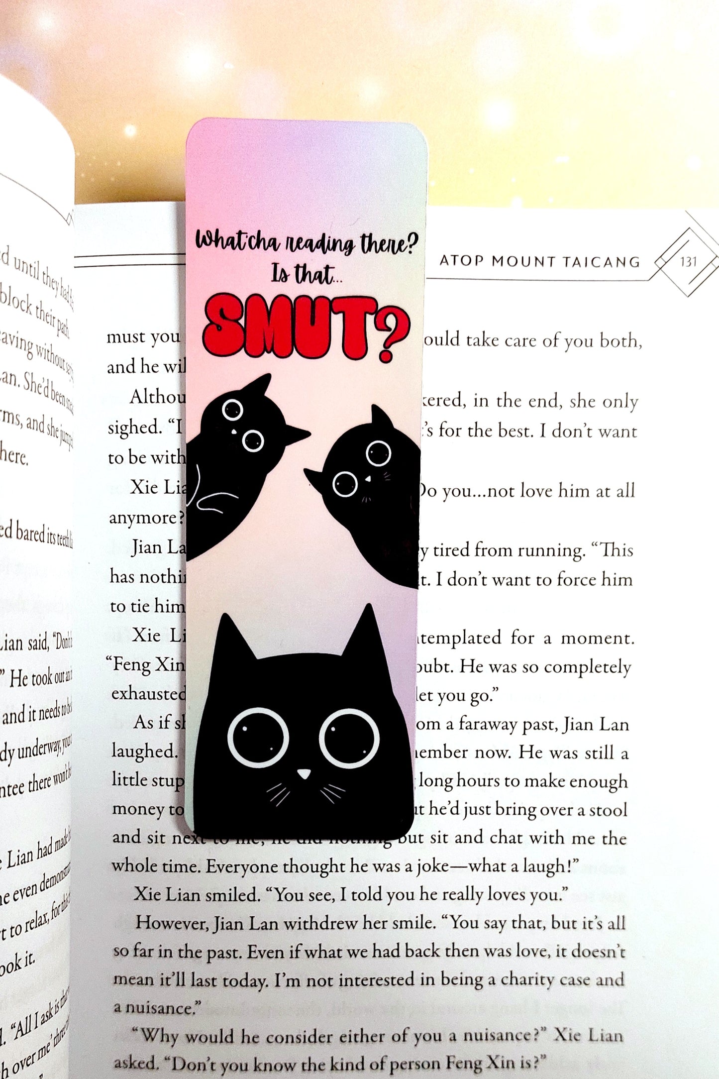 Witziges Lesezeichen Katze Is that smut witziges Geschenk für Leseratten spicy book reader gift idea funny bookmark judging cats